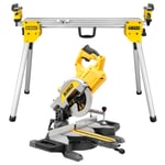 Dewalt DCS777N 54V Flexvolt Brushless 216mm Mitre Saw With Heavy-Duty Leg Stand