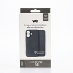 We coque de protection SILICONE APPLE IPHONE 16 Noir - Compatible MAGSAFE