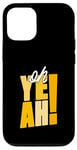 Coque pour iPhone 12/12 Pro University Varsity-Gold Ah oui ! Varsity-Gold