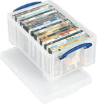 Really Useful Plastic Storage Box 9 Litre Clear