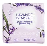 L'Occitane LAVANDE BLANCHE White Lavender Perfumed Body Soap 50g: Hygiene Sealed