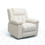 FLEXISPOT Fauteuil Inclinable Électrique, Fauteuil Releveur avec Porte-Gobelet Caché et Accoudoir de Rangement, Chaise de Massage avec Chauffage pour Personnes âgées, Fauteuil Relax avec USB (Blanc)