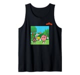 emoji forest poo cat panda monkey pink face Tank Top