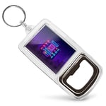 Acrylic Bottle Opener Keyring - Game Zone Gaming Room Gamer  #45126