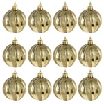 Glitter Christmas Balls Xmas Tree Ornament Diy Gold