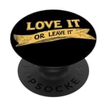 Cool Love it or Leave it Emblem PopSockets Adhesive PopGrip