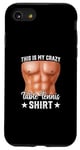 Coque pour iPhone SE (2020) / 7 / 8 C'est mon t-shirt de tennis de table fou Ping Pong Player