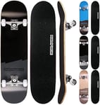 Rampage Plain Third Skateboard Complet Noir