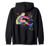 Long Jumper Colorsplash Long Jumping Kids Long Jump Zip Hoodie