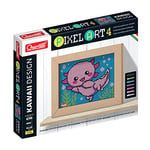 Quercetti - 0796 Pixel Art 4 Kawaii Design Axolotl, Jeu de mosaïques