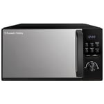 Russell Hobbs 25L 4-in-1 Digital Combination Microwave with Air Fryer Function, 10 Auto-Cook Settings, 900W with 5 Power Levels, Easy to Use, Defrost Setting, Black, RHMAF2506B