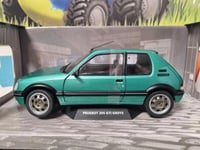 SOL1801712 - PEUGEOT 205 GTI Griffe 1982 verte - Solido - 1/18