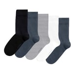 Björn Borg Strumpor 5P Essential Ankle Sock Blå/Grå Strl 41/45 Herr