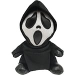 Ghostface plyschdocka MDS Scream Ghost Face plyschleksak Ghost i svart kappa trollkarlshatt påsk halloween present