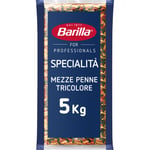 Barilla Mezze Penne Tricolore Pasta 5kg