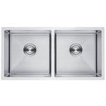 Evier cuisine 2 bacs inox LOMAZOO Phantom 875x450 mm