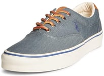 Polo Ralph Lauren Keaton Pony, Baskets pour Homme, Denim Newport Navy, 42 2/3 EU