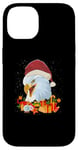 Coque pour iPhone 14 Merry Christmas Pull de Noël moche aigle chauve américain