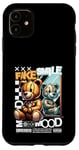 Coque pour iPhone 11 Ours Faux Sourire - Graffiti Urbain Esthétique