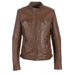 Oakwood Casey (60901) Blouson En Cuir, Tobacco (511), Homme - Oakwood