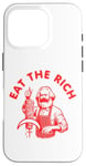 Coque pour iPhone 16 Pro Eat the rich - Karl Marx Eat Döner Kebab Rich