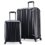 Samsonite Endure Hardside 360 Wheel Rotating Strong Luggage Cabin Black 2Pcs Set