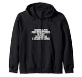 Always Late: It's Not As Easy As It Looks Zip Hoodie