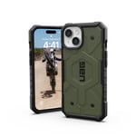 UAG Rugged Case for Apple Iphone 15 [6.1-inch] - Pathfinder Olive Drab - baksidedeksel for mobiltelefon