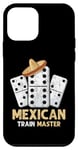 iPhone 12 mini Mexican Train Master Domino Player Dominoes Lover Game Mens Case