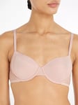 Calvin Klein Sheer Marquisette T-Shirt Bra, Subdued