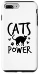 Coque pour iPhone 7 Plus/8 Plus Cats Power - Amoureux des chats