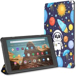 Coque pour Astronomie Panda Géant Chinois Space Fire HD 10 Tablet (9th / 7th Generation, 2019/2017 Release) Fire HD 10 Case for Men Fire Tablet HD 10 Case Auto Wake/Sleep for 10.1 inch Tablet