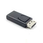 Le noir - Adaptateur DisplayPort vers HDMI, convertisseur DP mâle vers HDMI, câble TV HD, adaptateur Audio vidéo pour PC TV projecteur