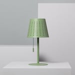 Efectoled - Lampe à Poser led Extérieure Solaire 3W Portative Banate avec Batterie Rechargeable Vert Céladon