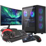 VIST Speldator VENTUM PC Gaming Ryzen 7 3700X - RAM 32GB - RTX 4060 - SSD 1TB M.2 - WIFI - 27" - Windows 11 Pro