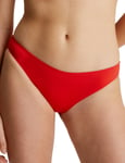 Calvin Klein Womens KW0KW01987 CK Monogram Bikini Brief - Red - Size 12 UK