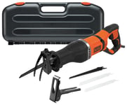 Black + Decker Reciprocating Saw - 750W, 4 Blades