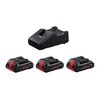 Pack de 3 batteries 18V ProCORE 4Ah + chargeur GAL 18V 40 - BOSCH - Starter Set