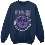 Sweat-shirt enfant Willy Wonka  Violet Turning Violet