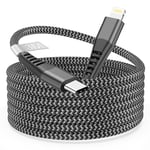 USB C to Lightning Cable 3M, [Apple MFi Certified] iPhone Fast Charger Cable Lightning USB C iPhone Charger Cable 3M Long iPhone Charging Cable Lead Wire for iPhone 14 Pro Max/13/12/11/XS/XR/8,iPad