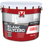 V33 - Peinture intérieur/extérieur Glycéro monocouche Blanc Brillant 10L