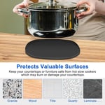 Heat Resistant Slow Cooker Mat Non Slip Kitchen Countertop Protector