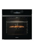 Hisense Bi64211Pb, 77L Pyrolytic Single Oven - Black