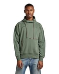 G-STAR RAW Men's Moto Loose Hoodie, Green (lt hunter D22020-A613-8165), S