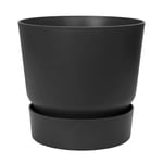 Elho Vaso Greenville Rond 20Cm Living Noir