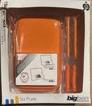 nintendo dsi - ds lite starter pack so pure sacoche stylet protege ecran orange