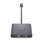 Dell DBQAUANBC070 Adaptor USB-C to HDMI/DisplayP with Power, to HDMI/DisplayP wi