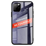 iPhone 11 Pro Deksel m. Glassbakside - Be Yourself - Lilla