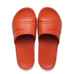 YIDPU Chaussons Sandale Femme Homme,Extra Large Pantoufles D'été Claquette Piscine Salle De Bain,Semelles Plastique Antidérapantes,Légères Imperméables,Plage Garçons Filles Enfants,Orange,39/40