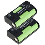 2x Batterie pour casque audio Sennheiser ew100 / SKM 100 SK 100, ew300 / SKM 300, SKM 2000, SK 2000, EK 1039, EK 100, SKP 100 - BA2015,BA2015G2 1500mA